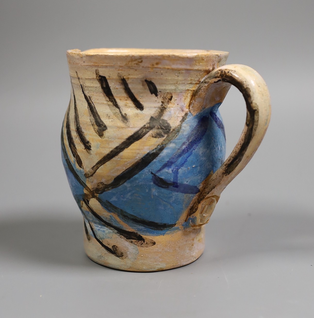 Quentin Bell, Fulham pottery jug, 12 cms high